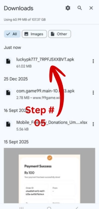 How to Download Lucky PK777 Game Latest Version V3.2.1 for Android 6 Step 05
